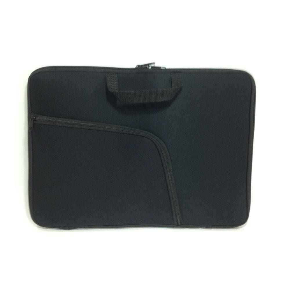 Capa Para Notebook Com Bolso Tipo Maleta 15,6" Preta