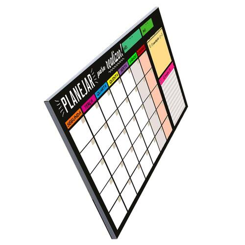 Quadro Branco Para Planejamento Semanal Planner 60x40cm Stalo