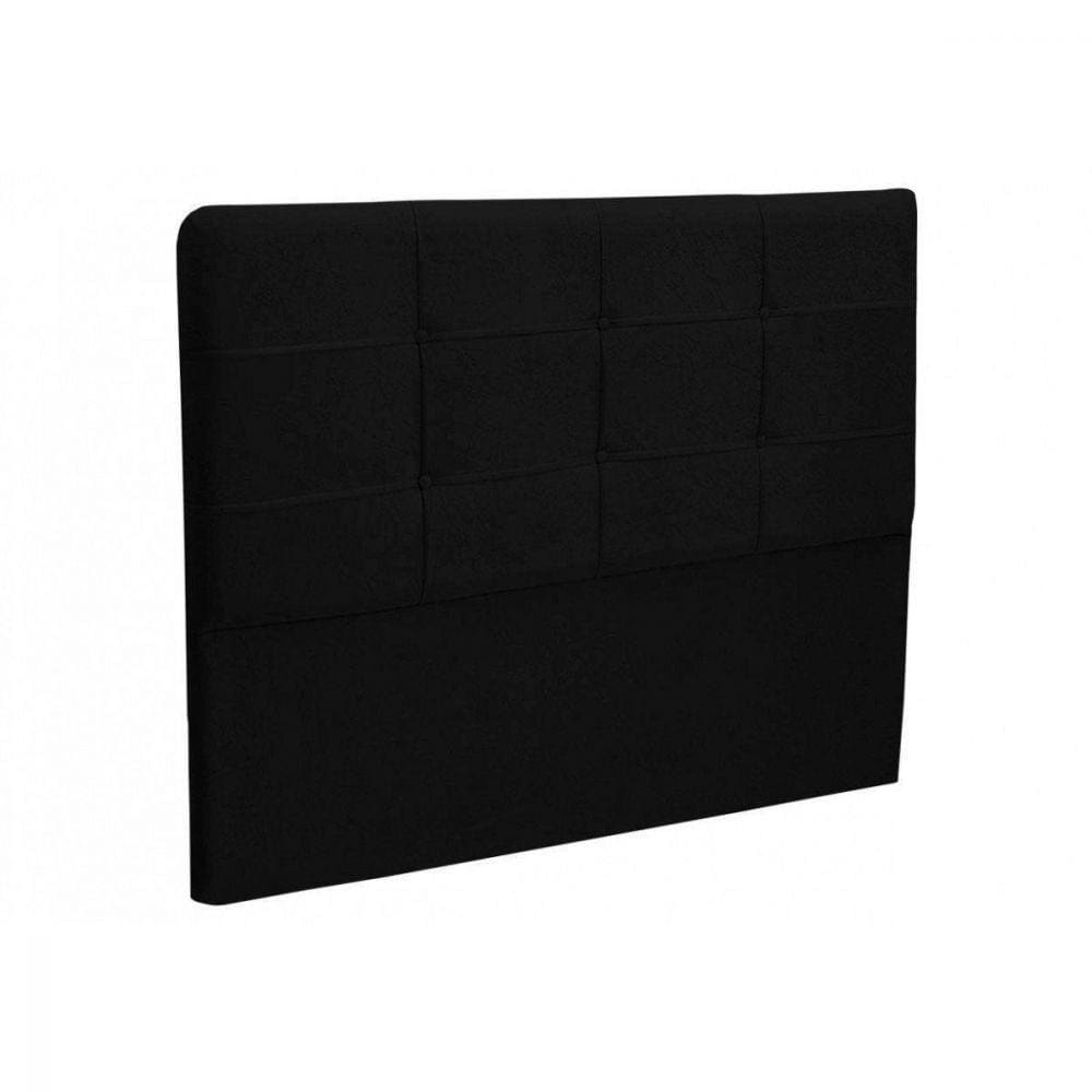 Cabeceira Cama Box Casal 140cm London Preto