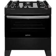 Fogão Atlas 5 Bocas Preto Acendimento Automático Bivolt