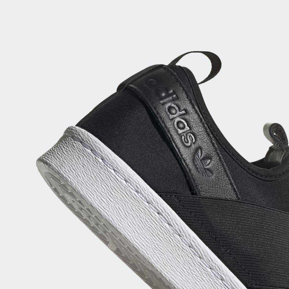 superstar slip on cinza