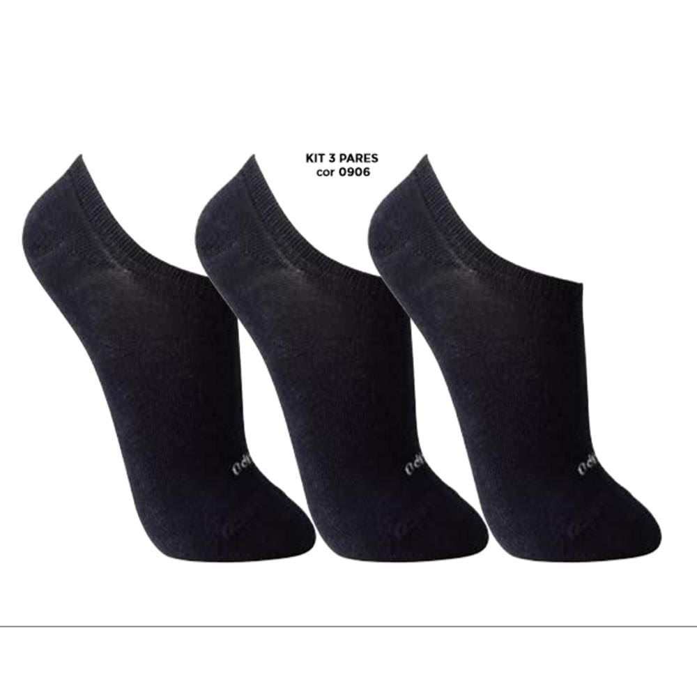 Meia Feminina Sapatilha Lupo Kit com 9 Pares de Meias 03270