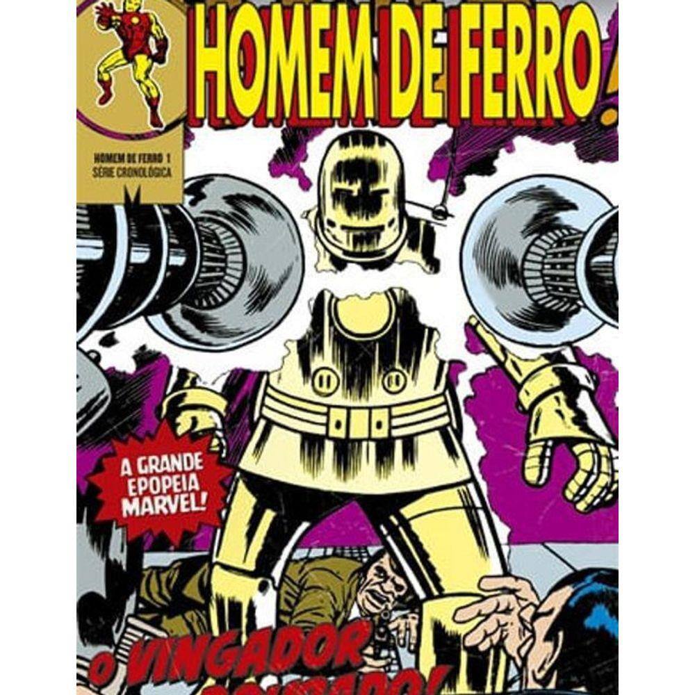Livro Clássica Marvel Volume 8 Homem De Ferro Volume 1