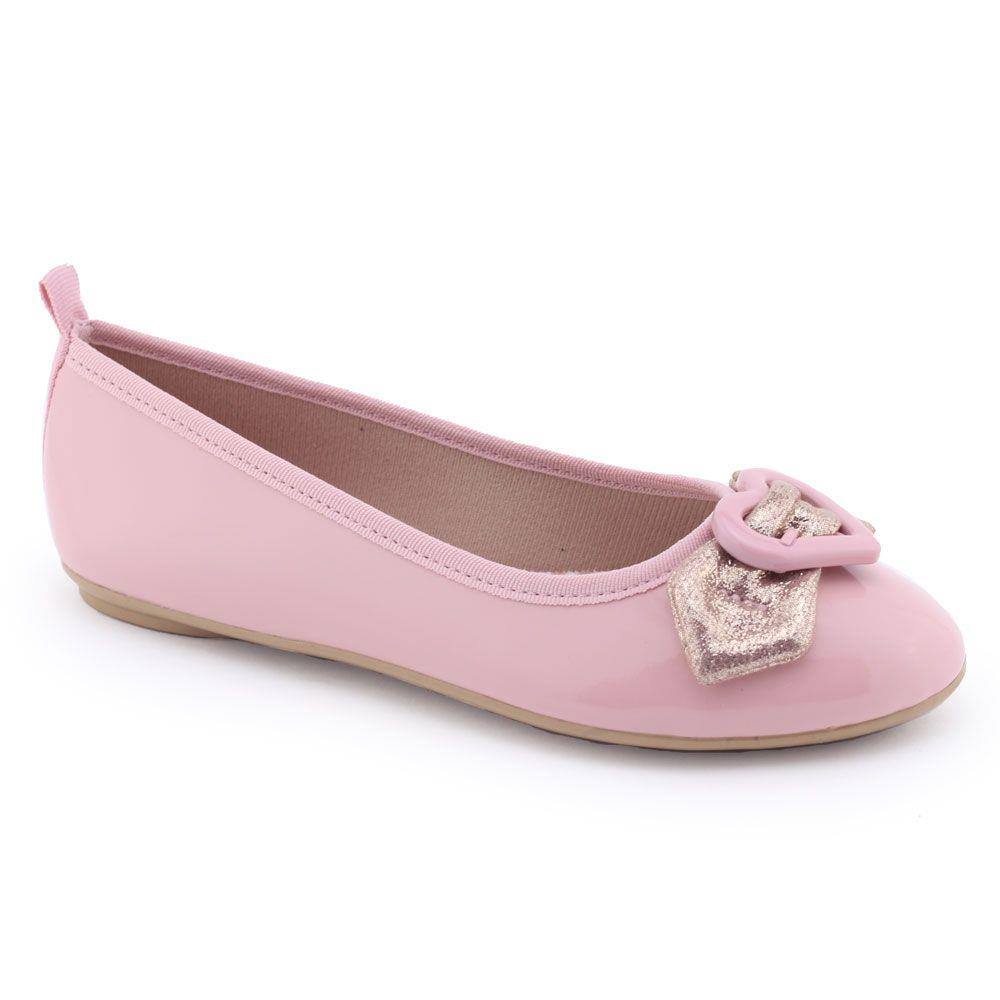 Sapatilha Molekinha Soft Pop Infantil 2502.333 Coração Rosa | Extra