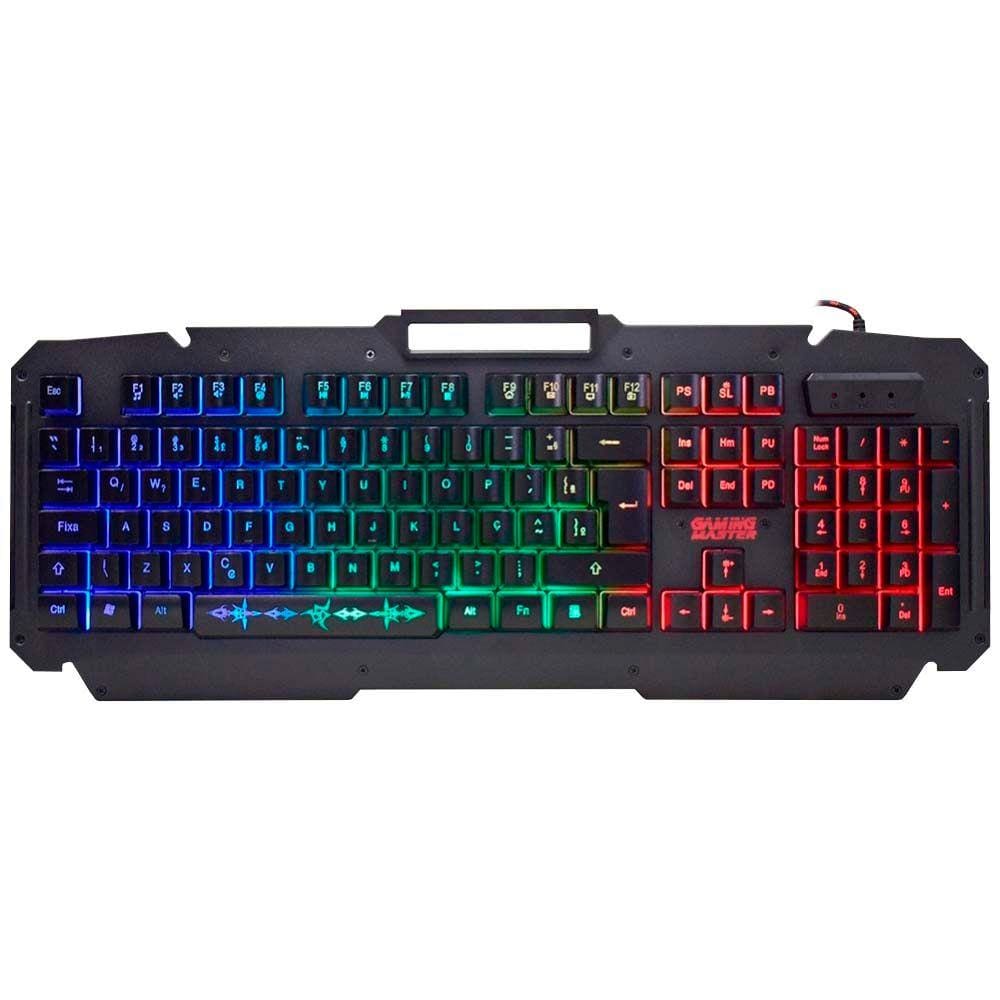 Teclado Gamer Gaming Master Kmj9 Shuriken Semi Mecânico Usb Abnt2 Km-J928