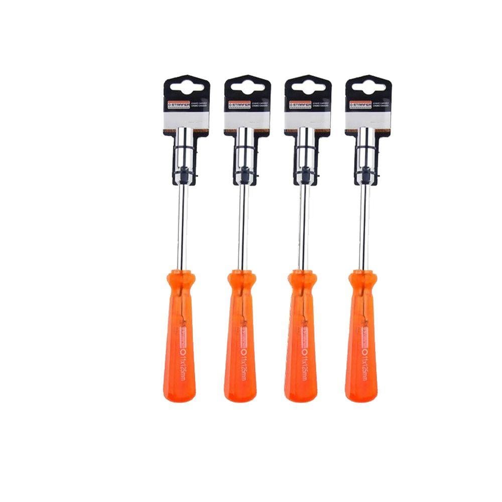 Kit Chave Canhão 4 Pçs 6, 7, 8 e 10mm Cromo Vanadio Starfer