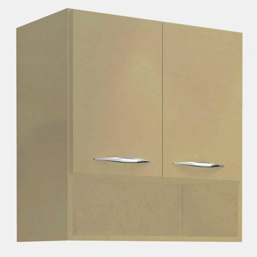 Armário Aéreo Duas Portas Com Nicho Trovarelli Natural