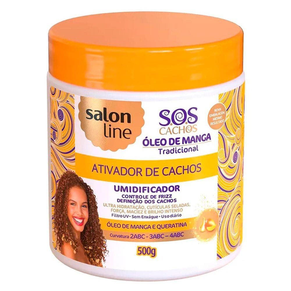 Ativador De Cachos Umidificador Salon Line S.O.S 500g