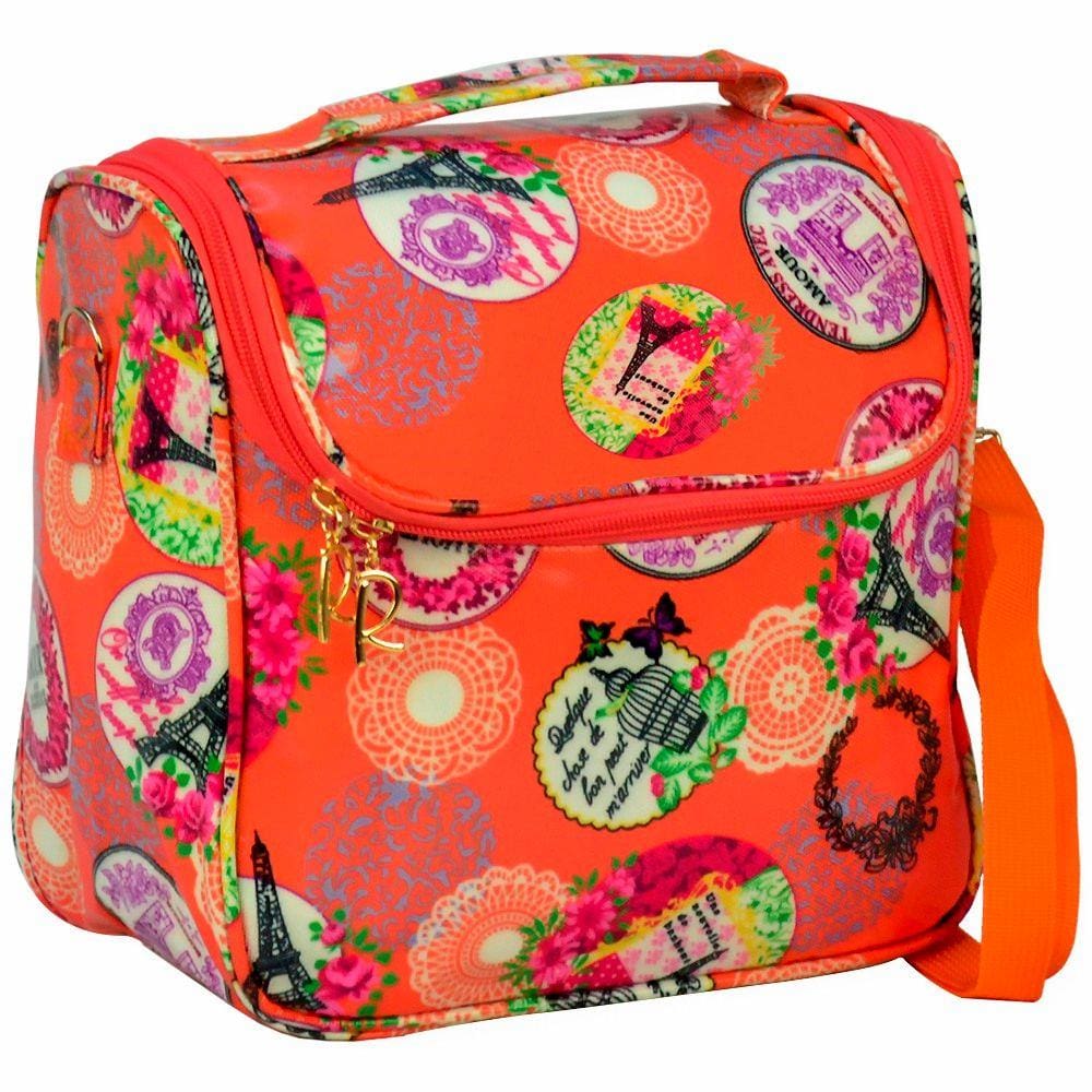 Bolsa Feminina Necessaire Térmica Paris Laranja CBRN16945