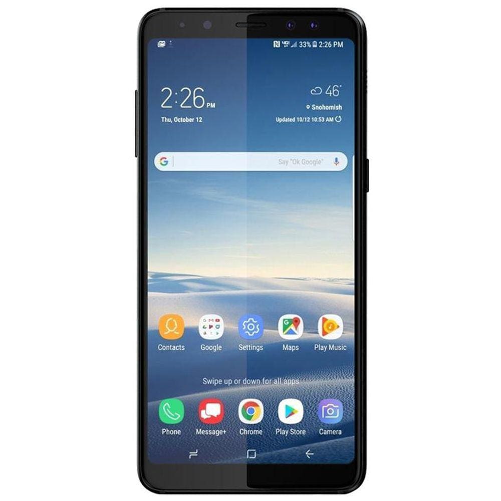 Usado: Samsung Galaxy A8+ 64GB Preto Bom - Trocafone