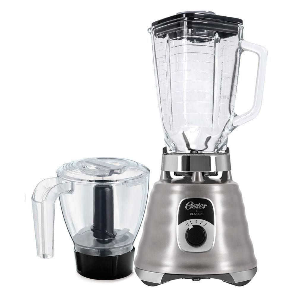 Liquidificador e Base Processadora Oster Aço Escovado220v