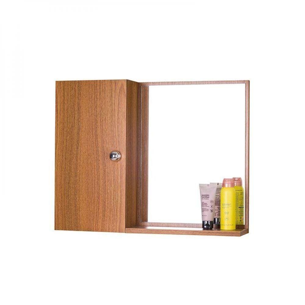 Armário para Banheiro com Espelho Freijó