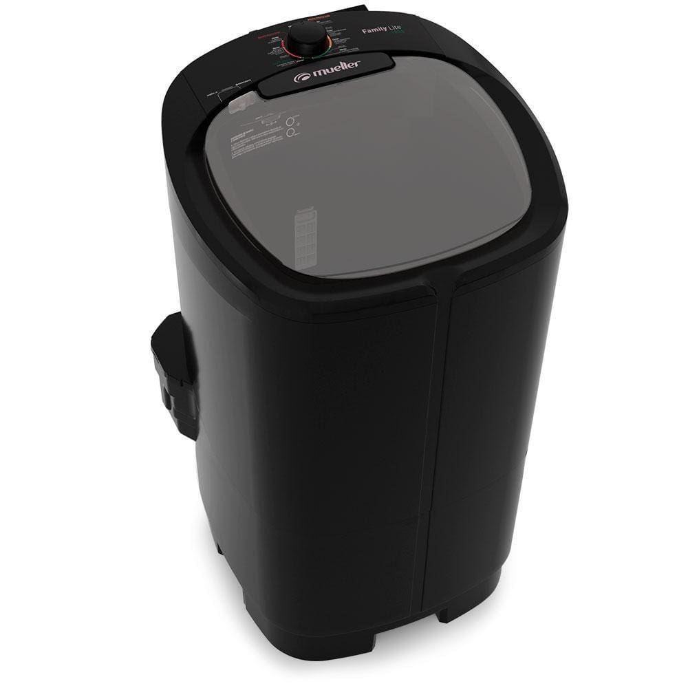 Lavadora Semiautomática Mueller Family Lite 10kg Preta