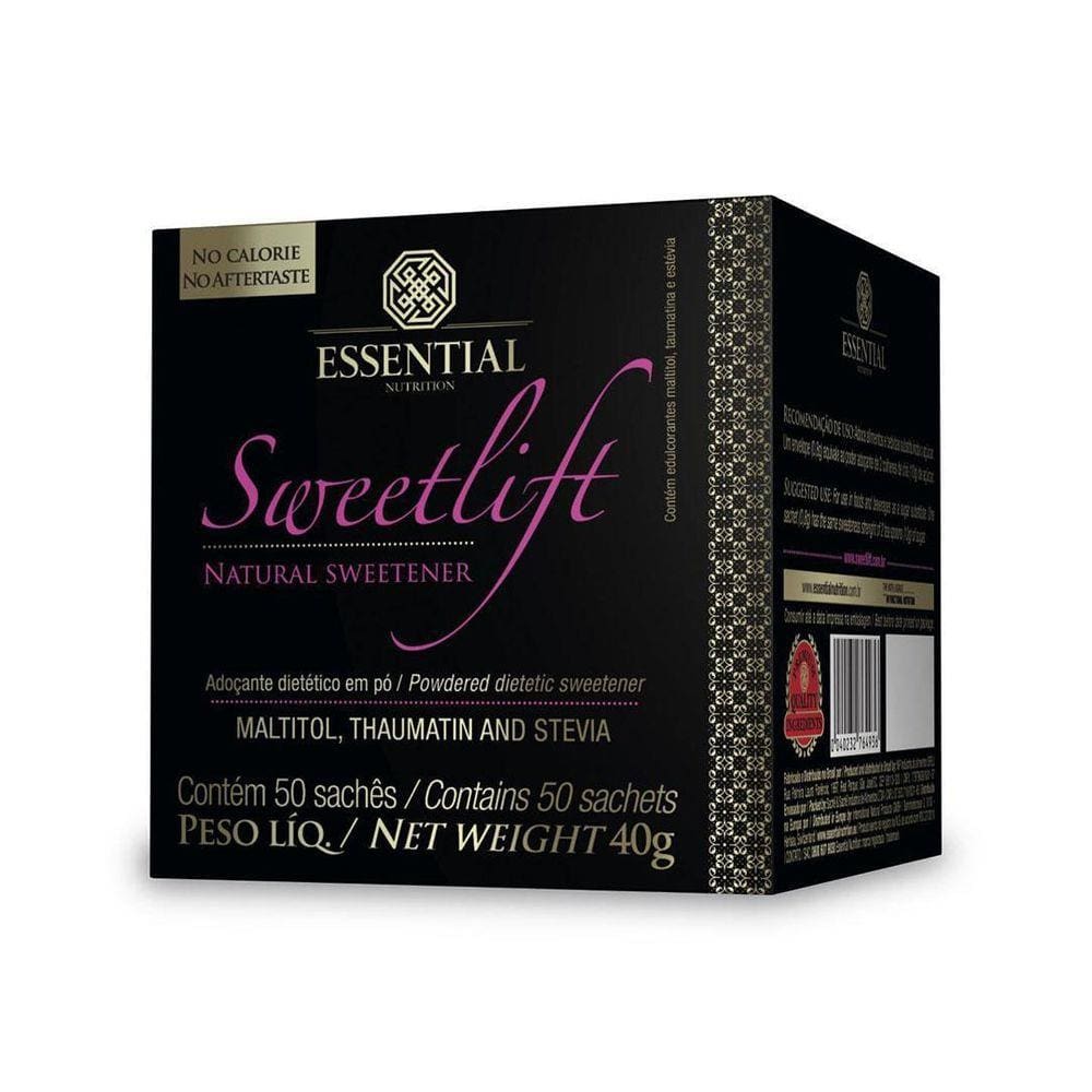 Sweetlift 40G 50 Sachês De 0,8G Essential Nutrition