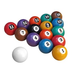 1 Bola Avulsa Num 10 Nacional Sinuca Bilhar Snooker 50mm