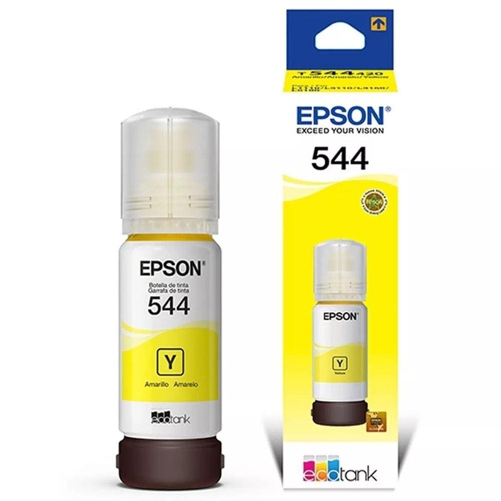 Tinta para EPSON T544 / T544420 – 70ML – Cor: Yellow – 4.000 impressões - Alto Rendimento