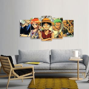 Quadro Decorativo Poster Anime One Piece Personagems