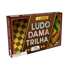 Jogo de Tabuleiro 12 em 1 Clube do Jogo (DAMA/TR