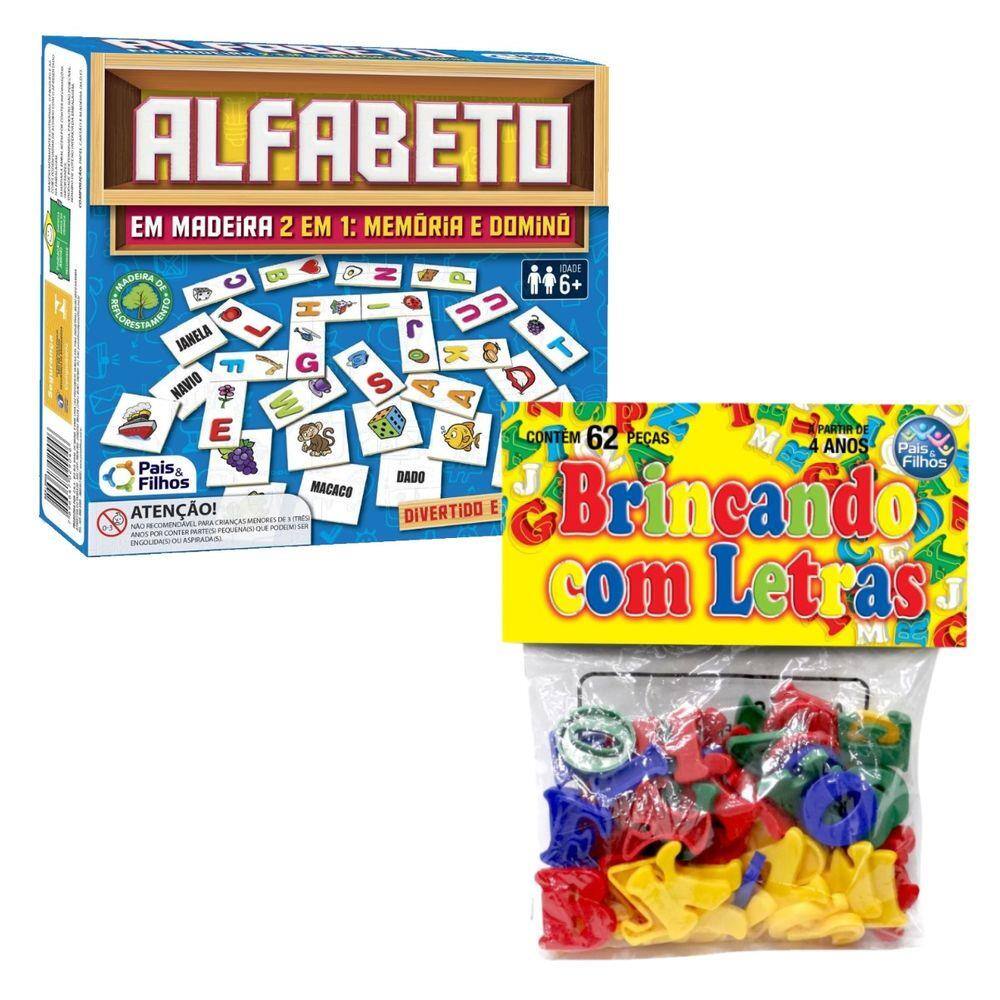 Jogo de dominó - alfabeto