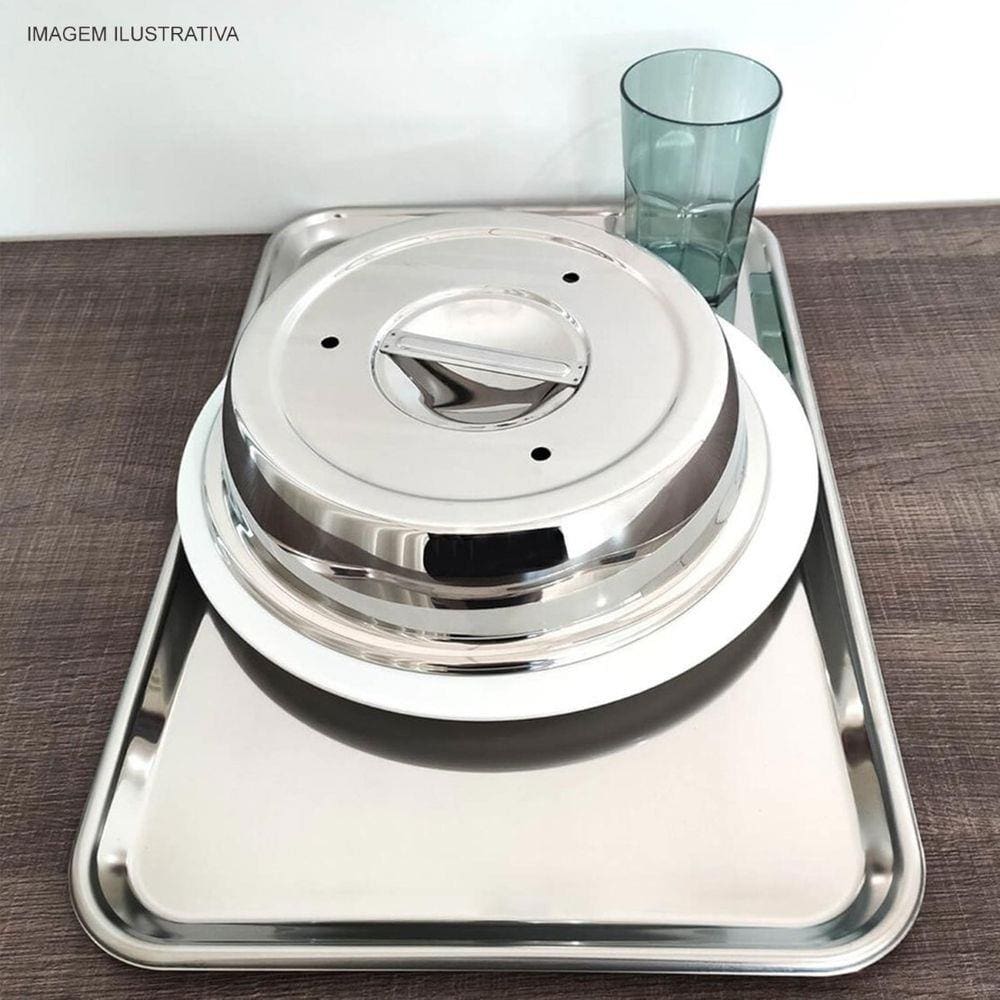 Cloche Savoy 27 cm em Aço Inox Brinox