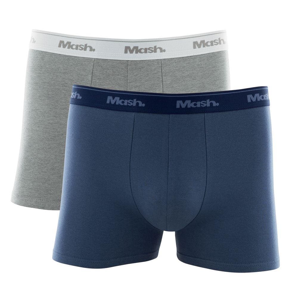 Kit 2 Cuecas Boxer Mash Algodão Masculino Box 110.04