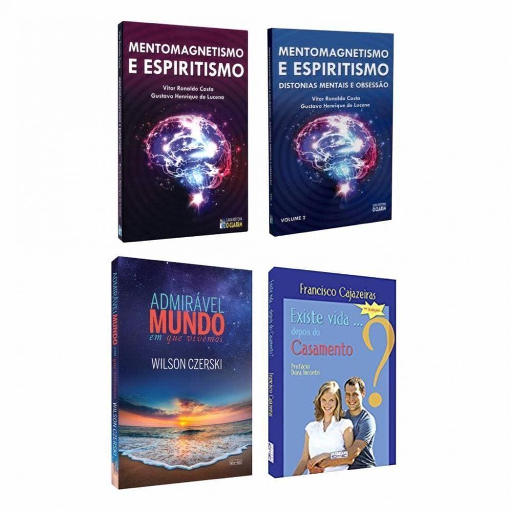Combo Estudo Com 4 Livros