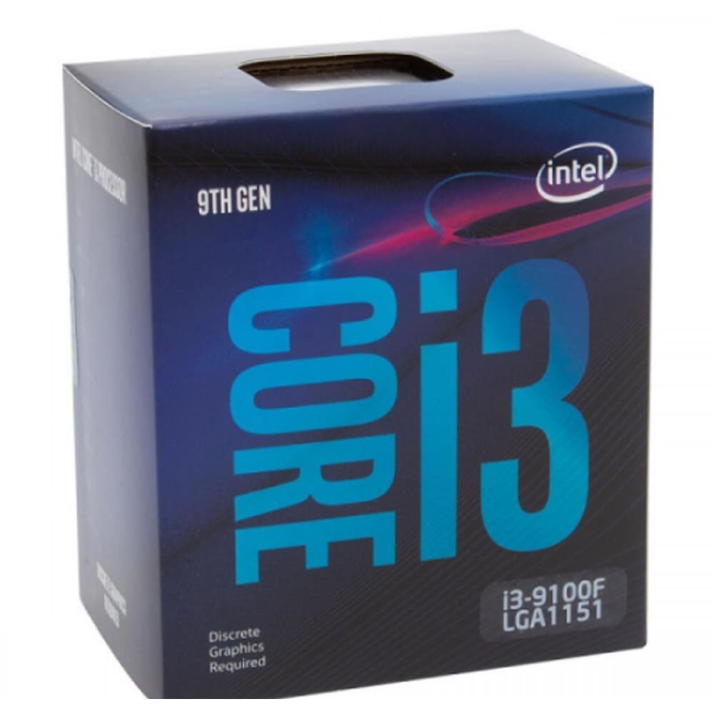 Processador Intel Core I3 9100F Lga1151 9Th Gen