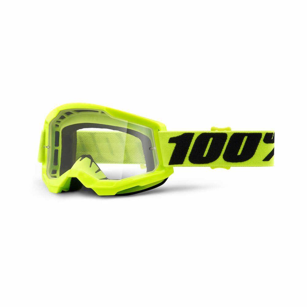 Oculos 100% Strata 2 Yellow Transparente Amarelo