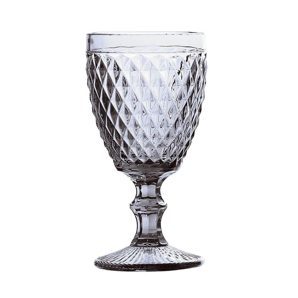 Jogo Taças 6 Peças Bico de Abacaxi Transparente 260ml - Lyor