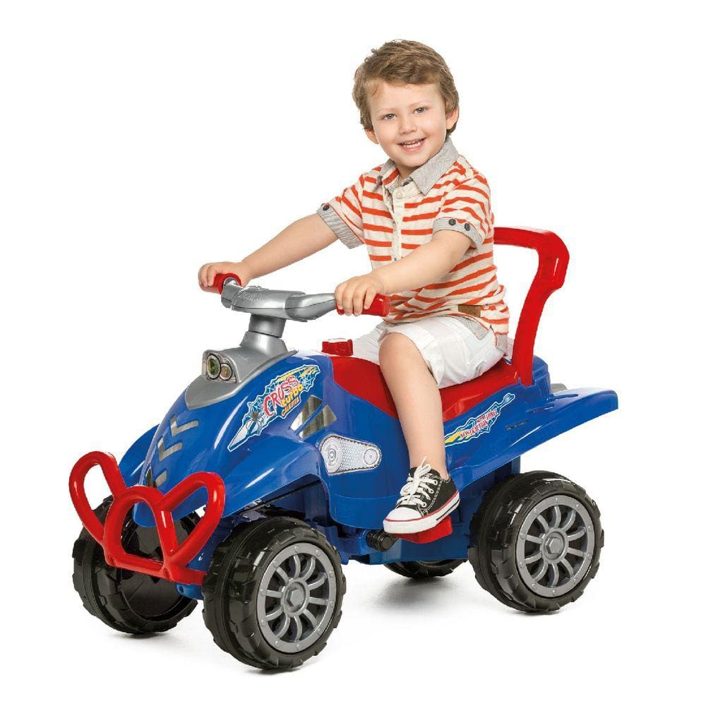 Quadriciclo De Passeio Cross Turbo Azul Calesita 0966