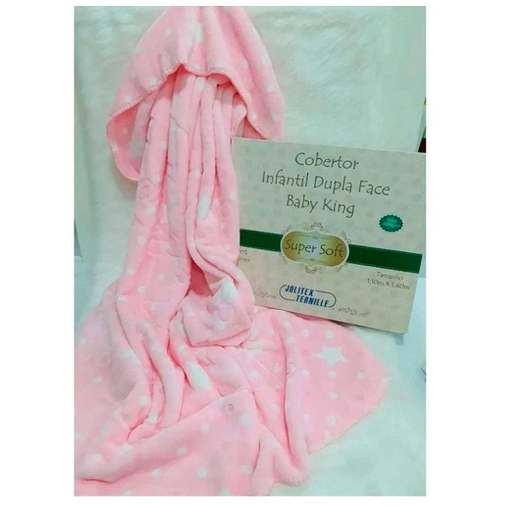 Cobertor Infantil Super Soft Dupla Face Baby King Ref:33.0710002 1,10 X 1,40