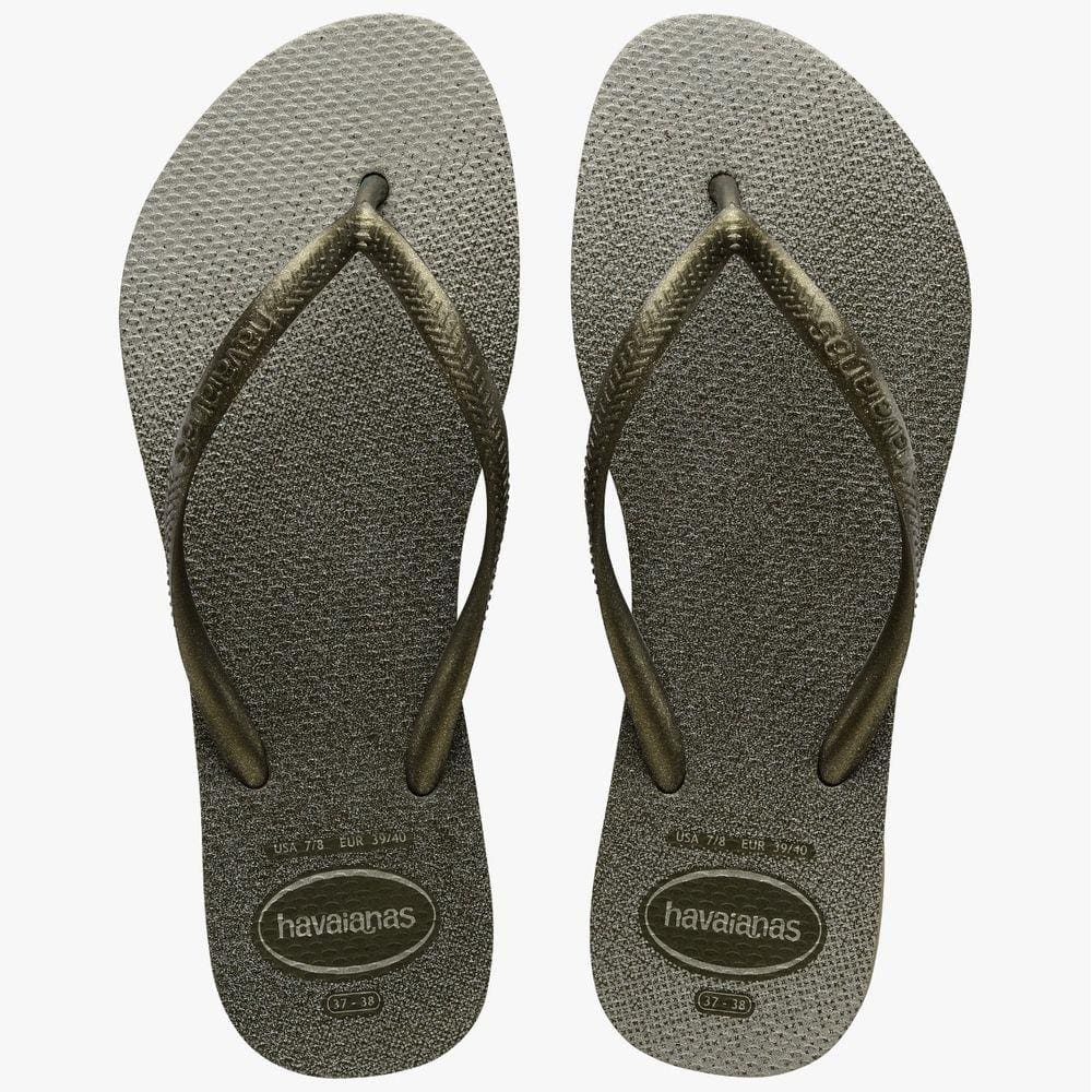 havaianas glitter 2022 verde