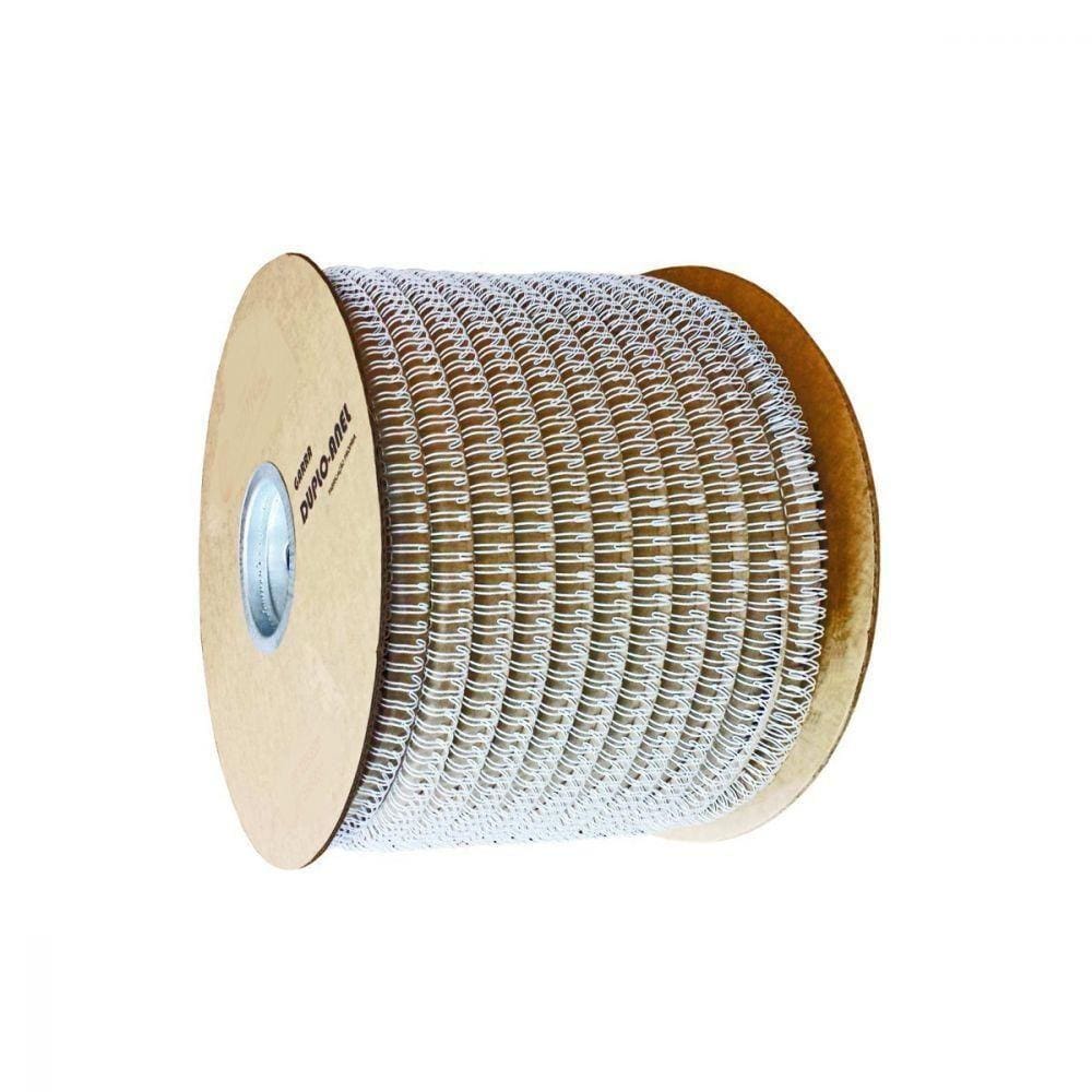Bobina Espiral Garra Duplo Anel Wire-o 2x1 11/8 250fl Prata