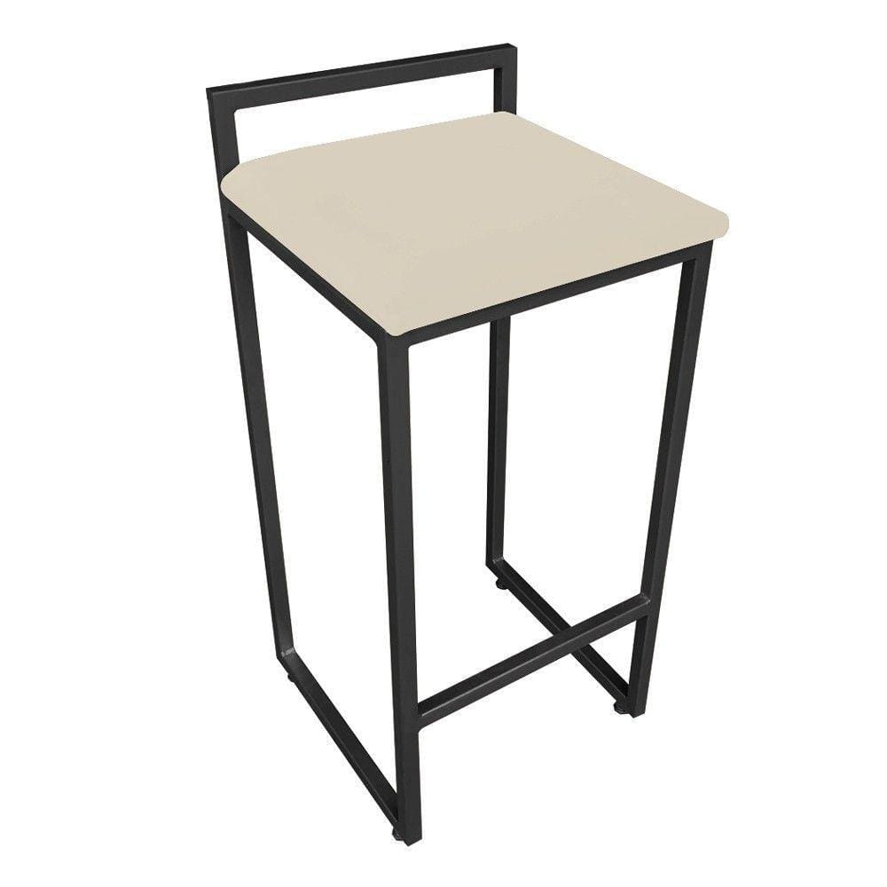 Banqueta Pietra Suede Bege