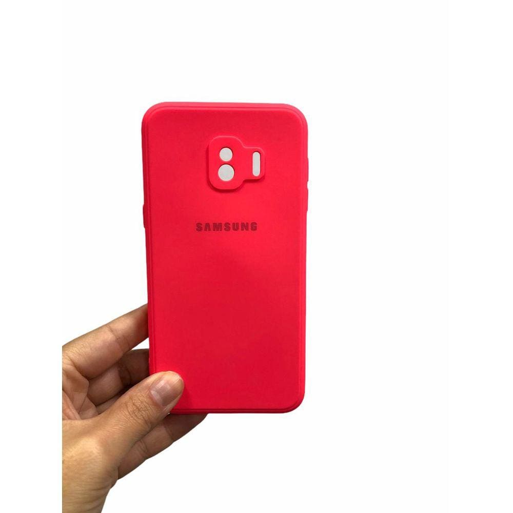 Capa Capinha Case Samsung Galaxy J2 Core Silicone Aveludada Rosa Ciclete |  Extra