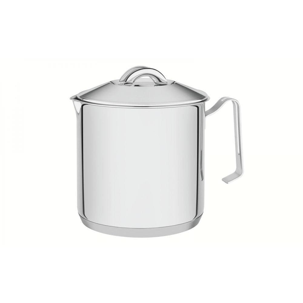 Fervedor Solar Aço Inox Fundo Triplo com Tampa 14Cm 2L