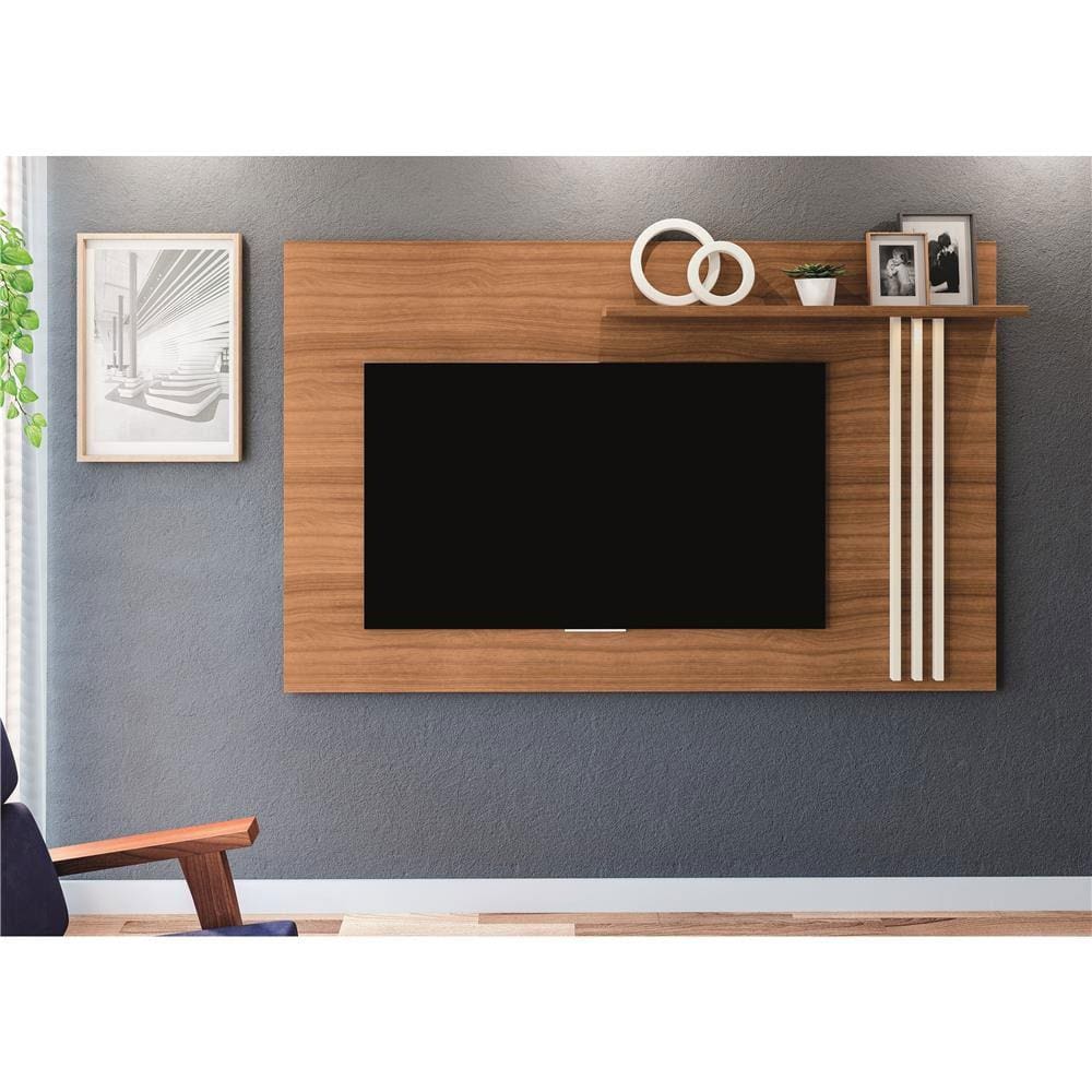 Painel Madetec Cross com 182 cm de Largura, Ideal para TV de Até 65”