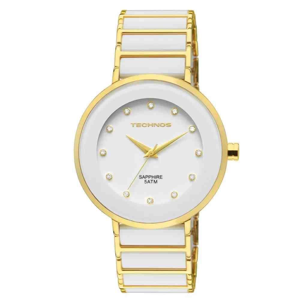 Relógio Technos Ceramic/Saphire Feminino Analógico 2035Lmm/4B