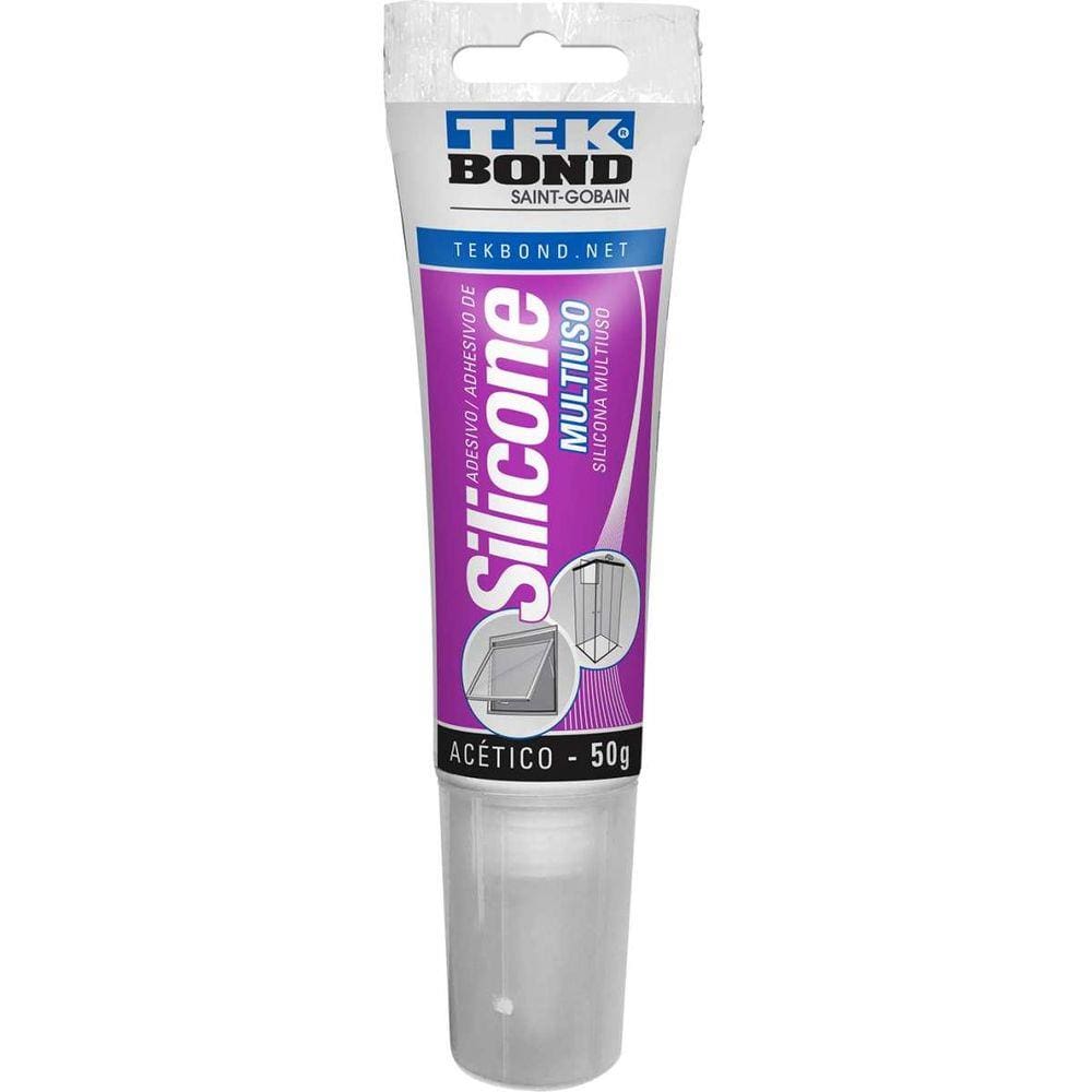 Adesivo de Silicone Acetico 50G.