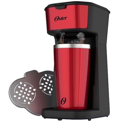 Cafeteira Oster 2Day Red 2 em 1 com Copo Térmico é boa?