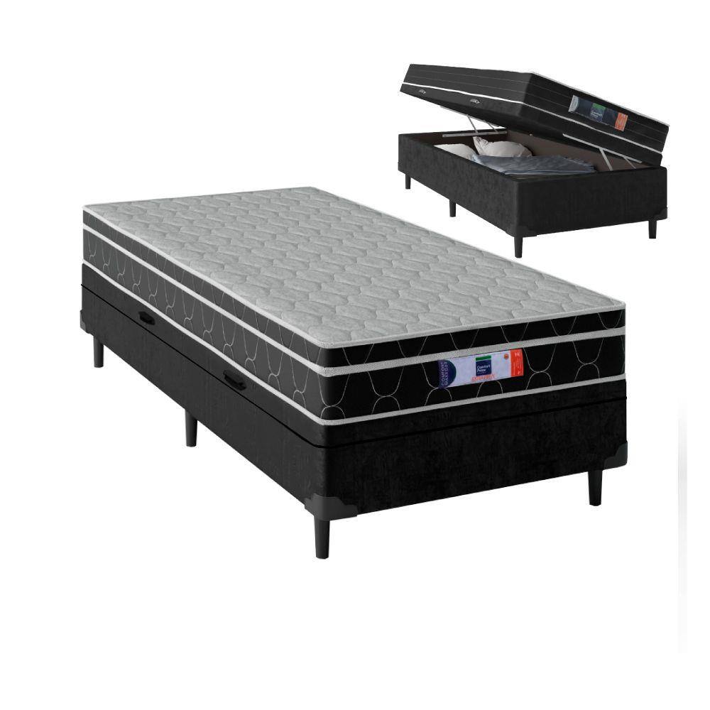 Cama box bau com colchao ortopedico | Extra