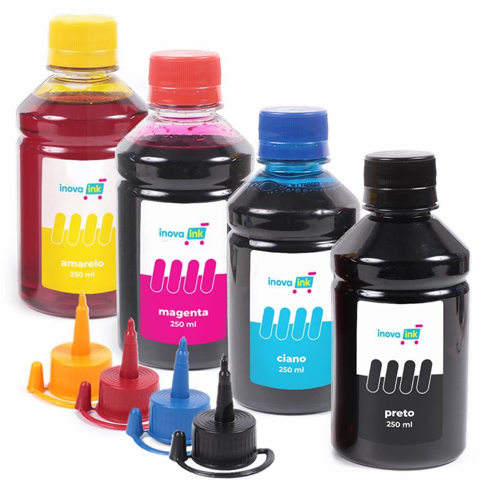 Kit 4 Tintas para Impressora Ink Tank 416 250ml Inova Ink