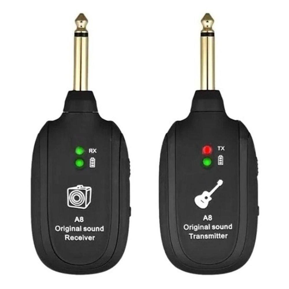 Transmissor E Receptor Sem Fio Para Guitarra, Violão E Baixo