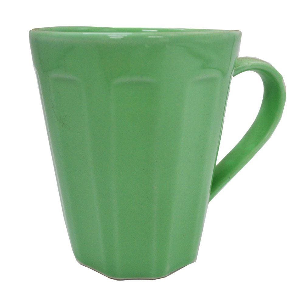 Caneca Canelada Porcelana 250 ML VERDE