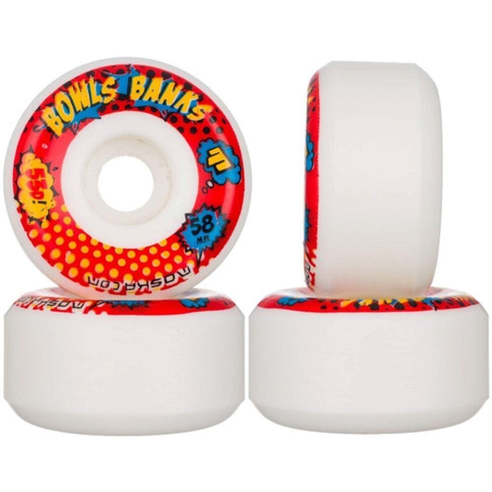 Roda para Skate 58mm Moska Bowl Banks