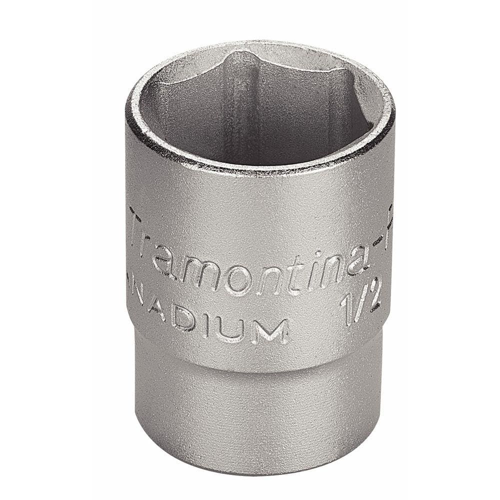 Soquete Sextavado em Aço Cromo Vanádio 18 mm - Encaixe 1/2” Tramontina PRO Tramontina