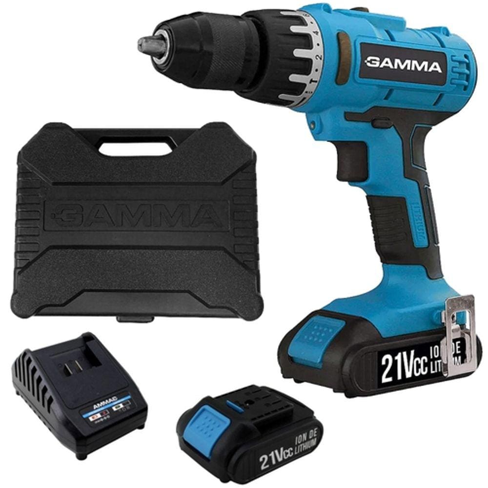 Furadeira Parafusadeira Impcto 1/2” 21,0v Bivolt Gamma - G12301