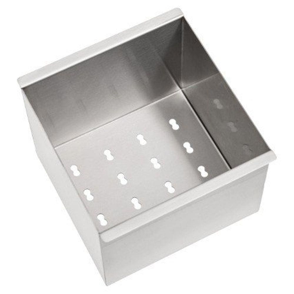Escorredor profundo Tramontina 15x16cm para Sobrepor na Calha Úmida Aço Inox com Acabamento Scotch Brite Tramontina