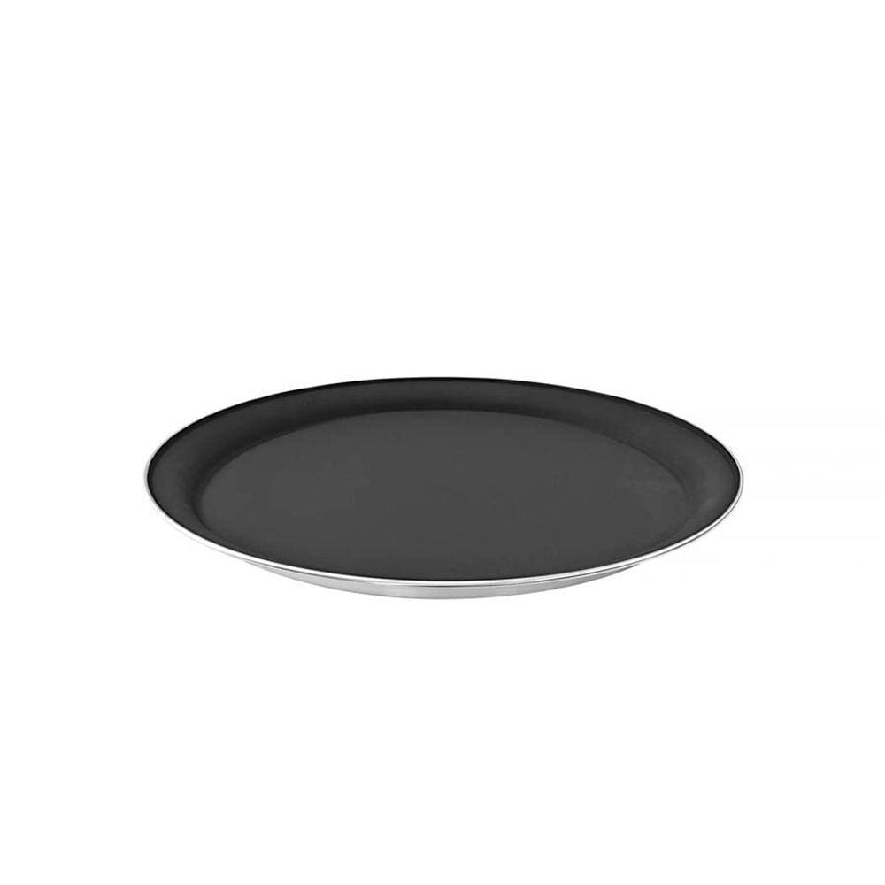 Bandeja Tramontina Service em Aço Inox Redonda com Revestimento Interno Antiderrapante 40 cm Tramontina