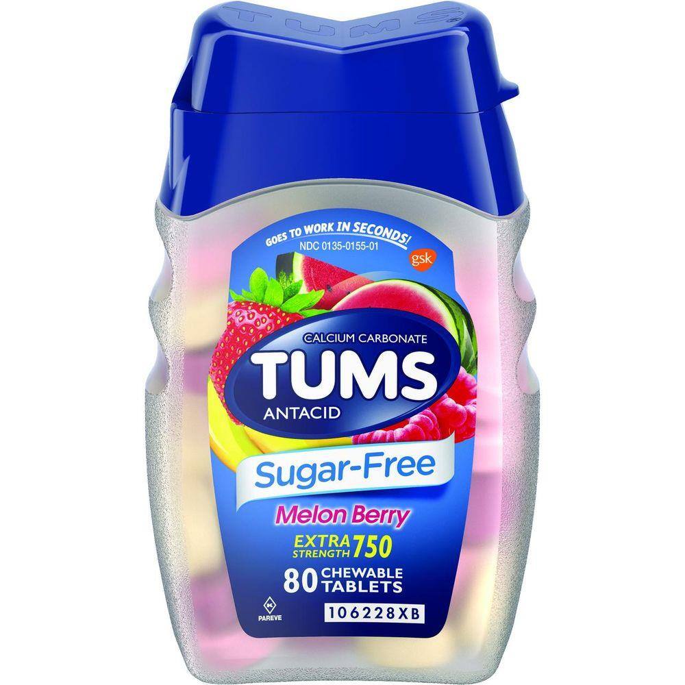 Pastilhas Tums Anti-Acido Calcium Extra Forte (80 Tabs)
